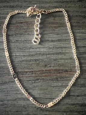 Delicate Gold Tone Women's Chain anklet